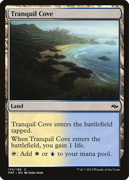 Tranquil Cove, Magic card FRF 174 — Fate Reforged set