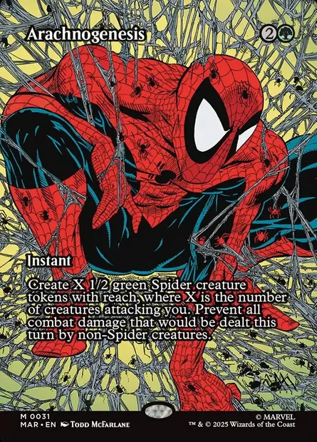 Arachnogenesis, Magic card MAR 31 — Marvel Universe set
