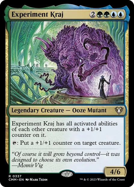 Experiment Kraj, Magic card CMM 337 — Commander Masters set