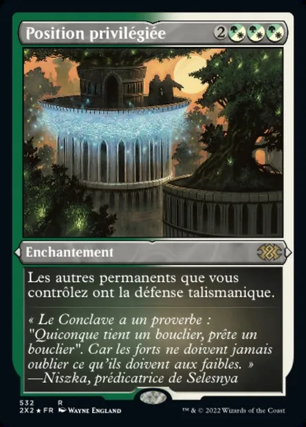 Position privilégiée, carte Magic 2X2 532 — extension Double Masters 2022
