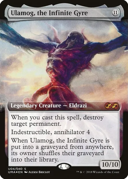 Ulamog, l'Épicycle Infini, carte Magic PUMA U4 — extension Ultimate Box Topper