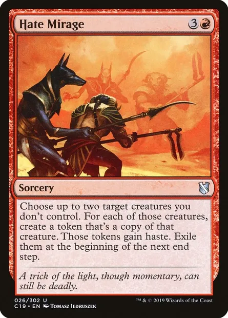 Hate Mirage, Magic card C19 26 — Commander 2019 set
