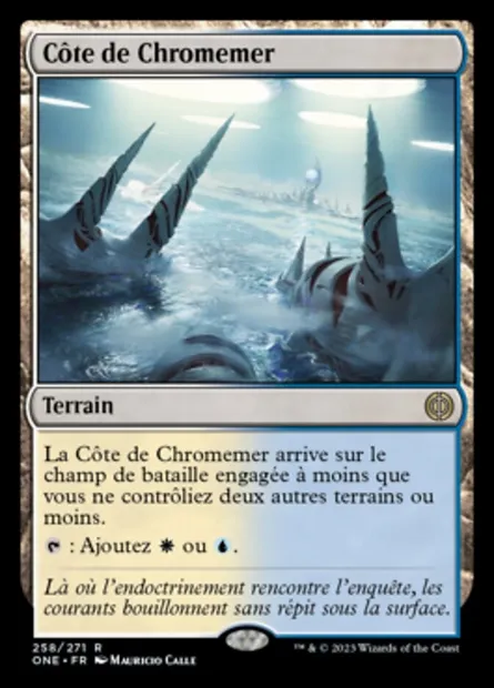 Côte de Chromemer, carte Magic ONE 258 — extension Tous Phyrexians
