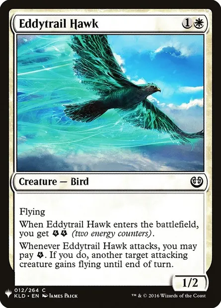 Eddytrail Hawk, Magic card PLST KLD-12 — The List set