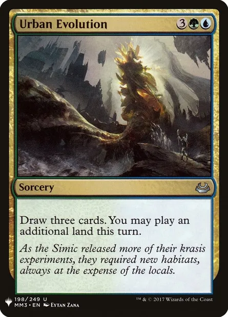 Urban Evolution, Magic card PLST MM3-198 — The List set