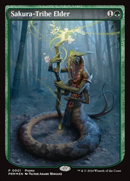Sakura-Tribe Elder, Magic card PLG24 1 — Love Your LGS 2024 set