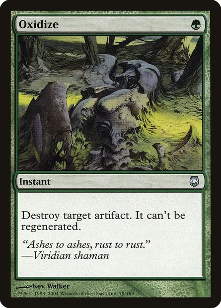 Oxydation, carte Magic DST 79 — extension Sombracier