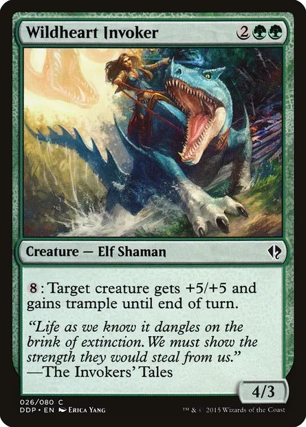 Wildheart Invoker, Magic card DDP 26 — Duel Decks: Zendikar vs. Eldrazi set