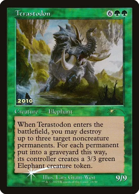 Terastodon, Magic card P30A 18 — 30th Anniversary Play Promos set