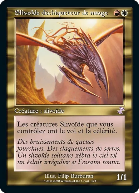 Slivoïde déchiqueteur de nuage, carte Magic TSR 373 — extension Spirale Temporelle Remastered