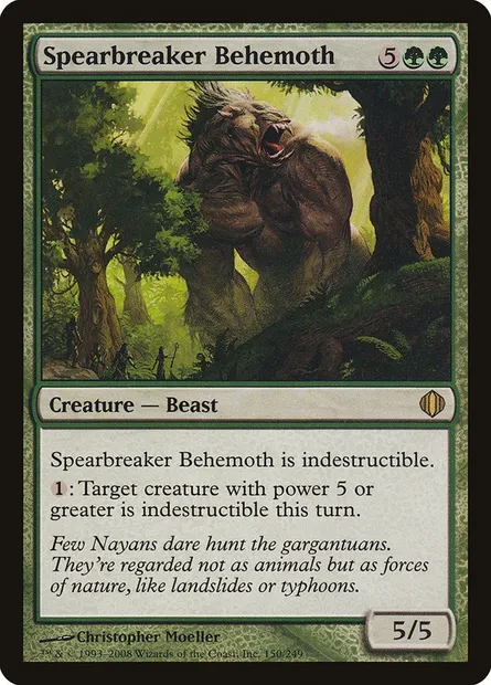 Spearbreaker Behemoth, Magic card ALA 150 — Shards of Alara set
