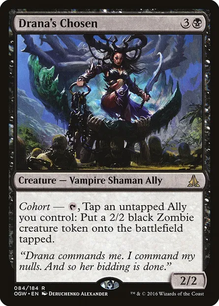 Drana's Chosen, Magic card OGW 84 — Oath of the Gatewatch set