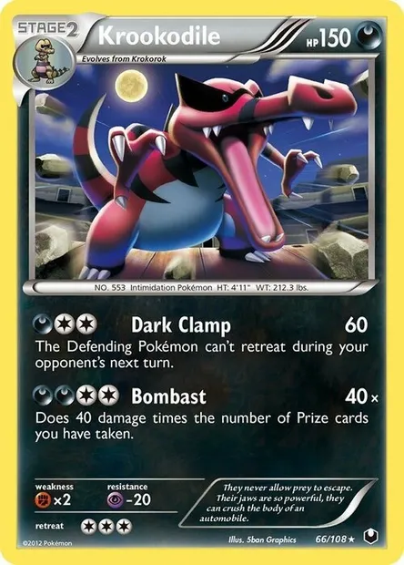Krookodile, Pokémon card TDX 066 — Theme Deck & Blisters Exclusives set