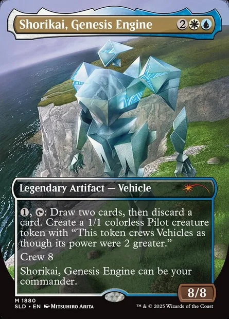 Shorikai, Genesis Engine, Magic card SLD 1880 — Secret Lair Drop set