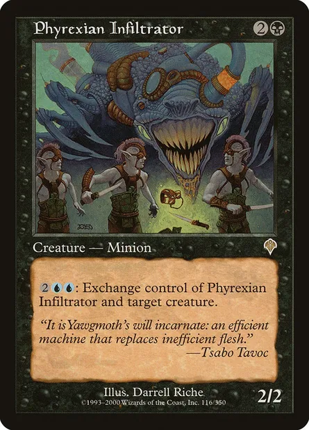 Phyrexian Infiltrator, Magic card INV 116 — Invasion set