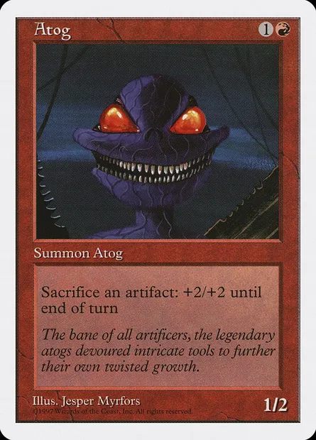 Atog, Magic card 5ED 209 — Fifth Edition set