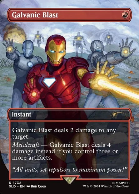 Galvanic Blast, Magic card SLD 1732 — Secret Lair Drop set