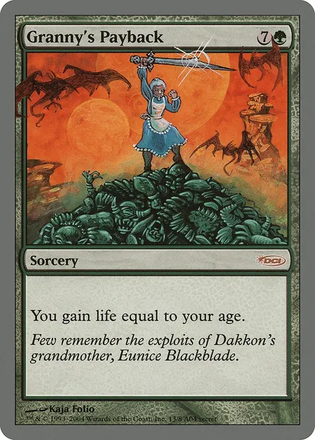 Granny's Payback, carte Magic PAL04 13 — extension Arena League 2004