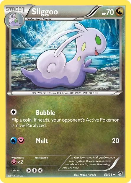 Sliggoo, Pokémon card AOR 59 — Ancient Origins set