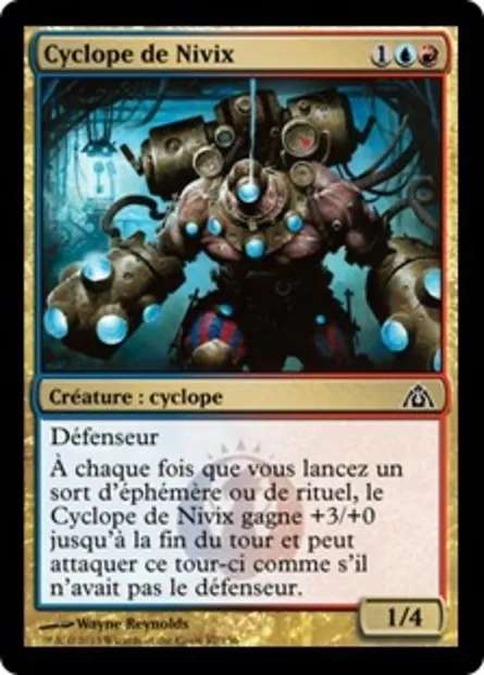 Cyclope de Nivix, carte Magic DGM 87 — extension Le labyrinthe du dragon