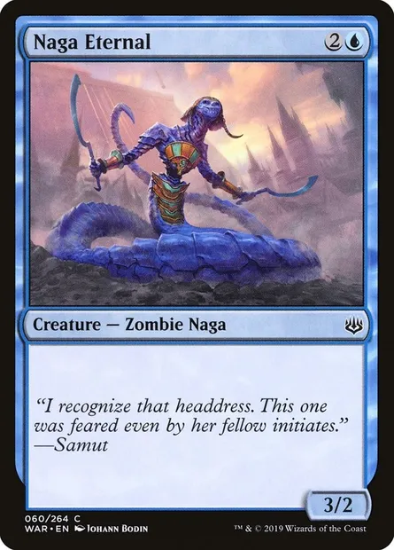 Naga Eternal, Magic card WAR 60 — War of the Spark set