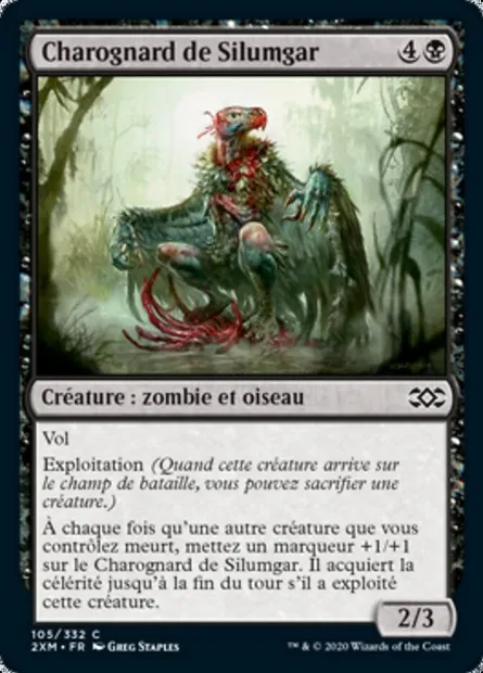 Charognard de Silumgar, carte Magic 2XM 105 — extension Double Masters