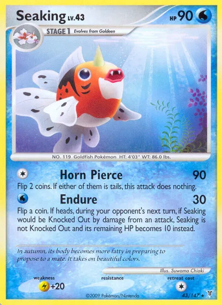 Seaking, Pokémon card SV 43 — Supreme Victors set