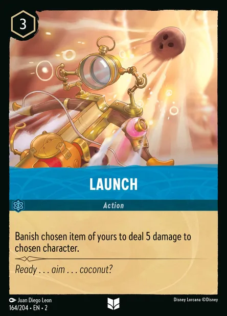 Launch, Disney Lorcana card CH2-164 — Rise of the Floodborn set