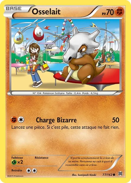Osselait, carte Pokémon BKT 77 — extension Impulsion Turbo