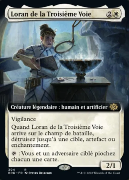 Loran de la Troisième Voie, carte Magic BRO 304 — extension La Guerre Fratricide