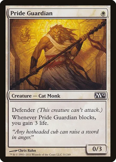 Pride Guardian, Magic card M12 31 — Magic 2012 set
