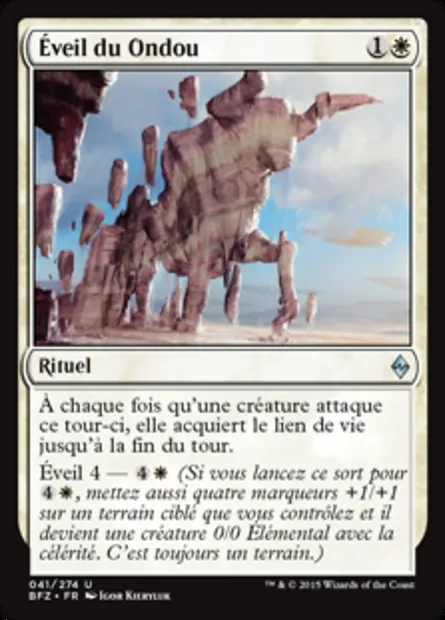 Éveil du Ondou, carte Magic BFZ 41 — extension La bataille de Zendikar