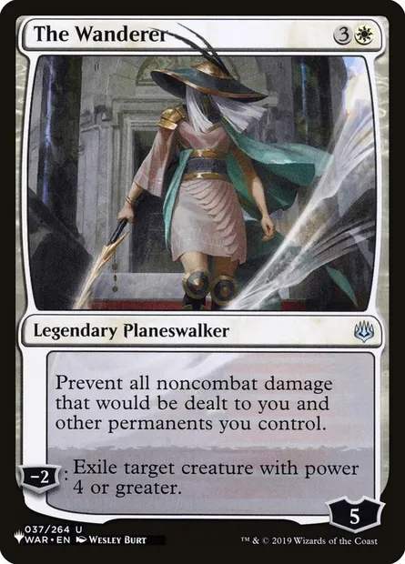 The Wanderer, Magic card PLST WAR-37 — The List set
