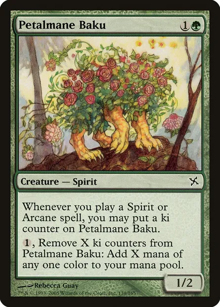 Baku crinefleur, carte Magic BOK 139 — extension Traîtres de Kamigawa