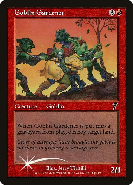 Goblin Gardener, Magic card 7ED 188★ — Seventh Edition set