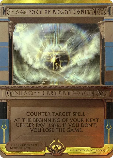 Pact of Negation, Magic card MP2 16 — Amonkhet Invocations set