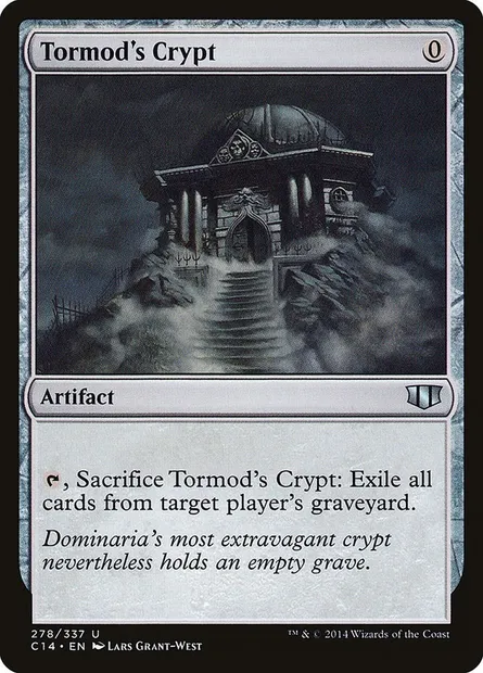 Tormod's Crypt, Magic card C14 278 — Commander 2014 set