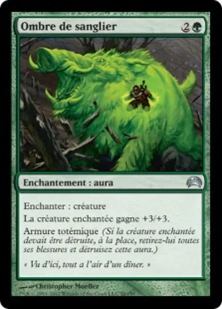 Ombre de sanglier, carte Magic PC2 58 — extension Planechase 2012