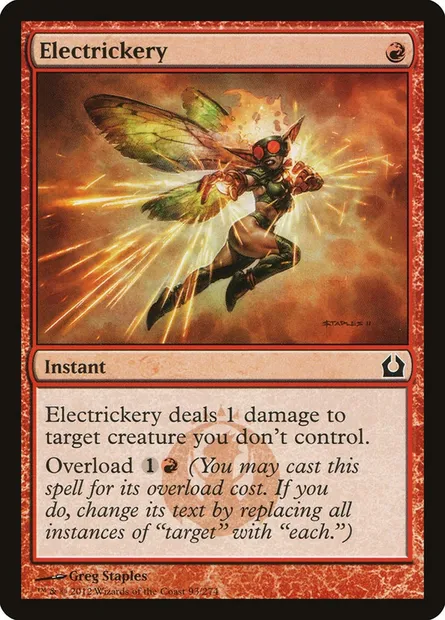 Electrickery, Magic card RTR 93 — Return to Ravnica set