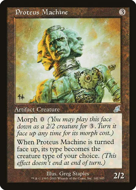 Machine de Protée, carte Magic SCG 141 — extension Fléau