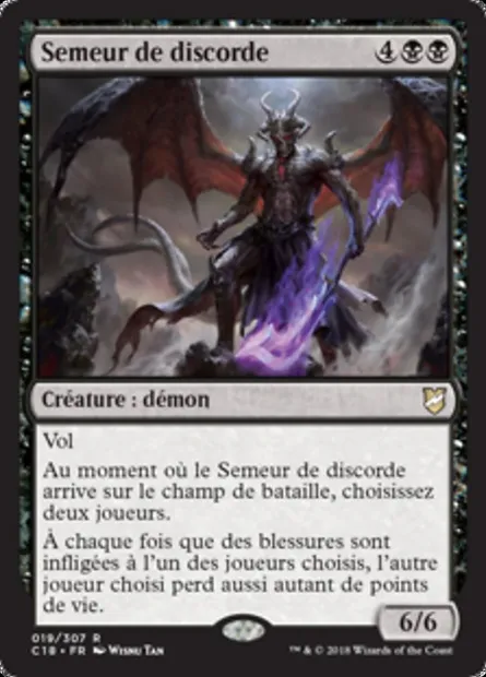 Semeur de discorde, carte Magic C18 19 — extension Commander 2018