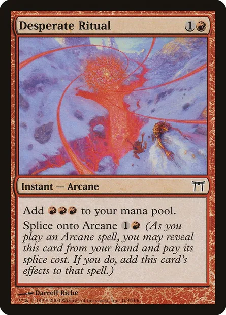 Desperate Ritual, Magic card CHK 163 — Champions of Kamigawa set