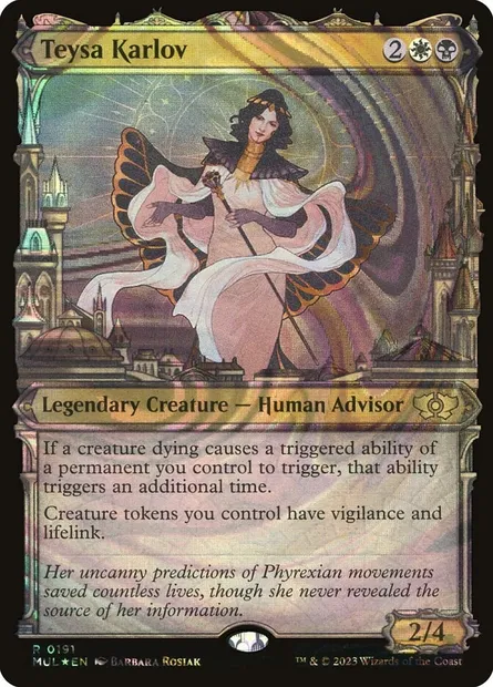 Teysa Karlov, Magic card MUL 191 — Multiverse Legends set