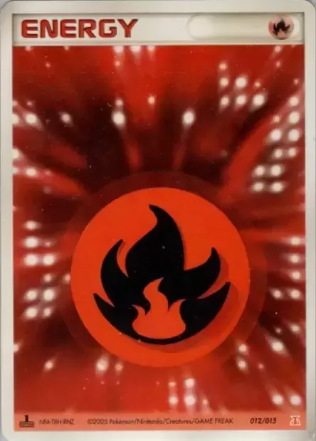 Fire Energy, Pokémon card HRTFQD 012 — Holon Research Tower: Fire Quarter Deck set