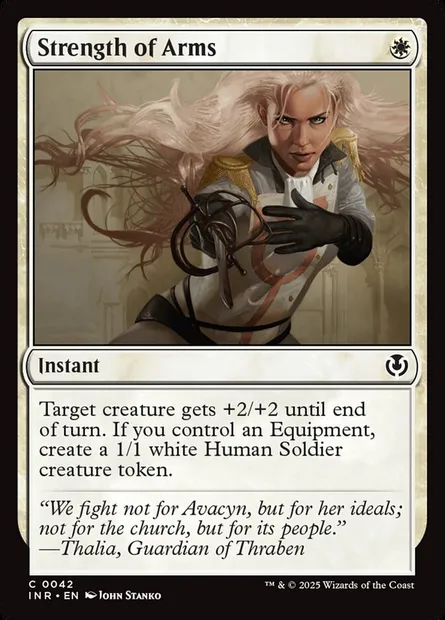 Force des armes, carte Magic INR 42 — extension Innistrad Remastered