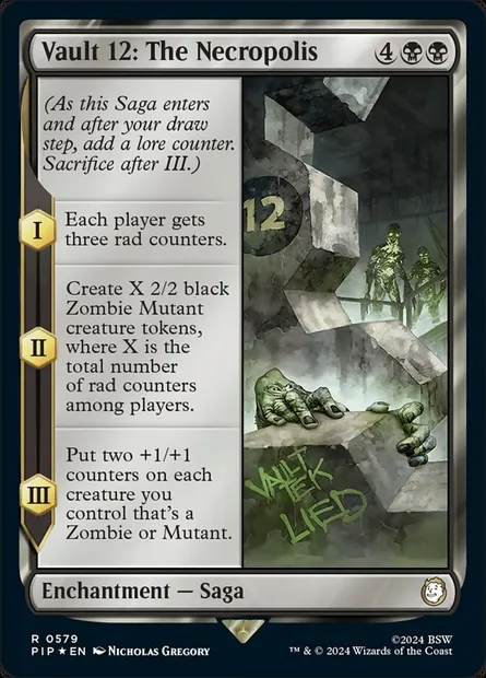 Vault 12: The Necropolis, Magic card PIP 579 — Fallout set