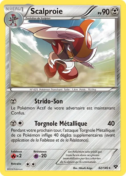 Scalproie, carte Pokémon XY 82 — extension XY