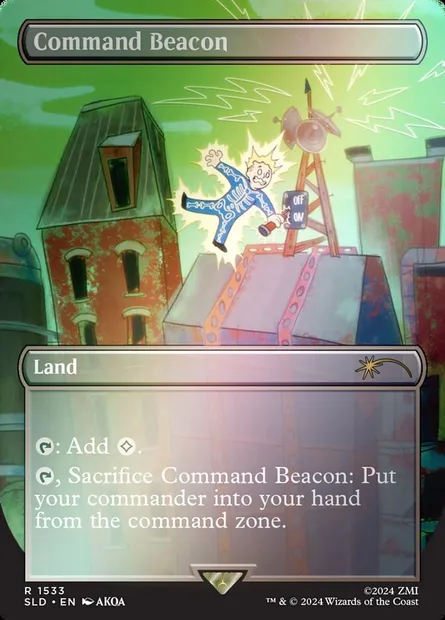 Flambeau du Commandement, carte Magic SLD 1533★ — extension Secret Lair Drop