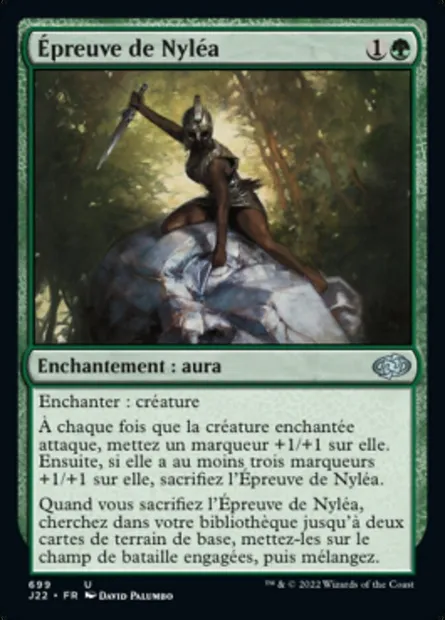 Épreuve de Nyléa, carte Magic J22 699 — extension Jumpstart 2022