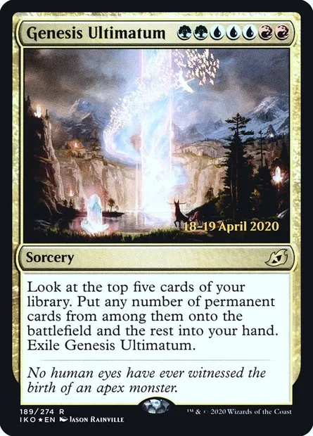 Genesis Ultimatum, Magic card PIKO 189s — Ikoria: Lair of Behemoths Promos set